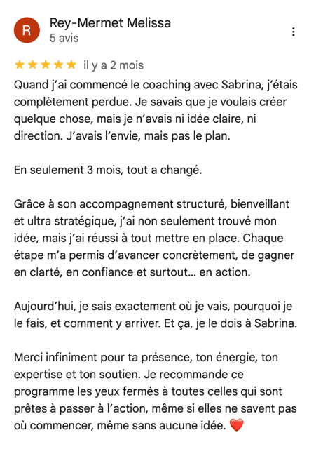Témoignage Mélissa